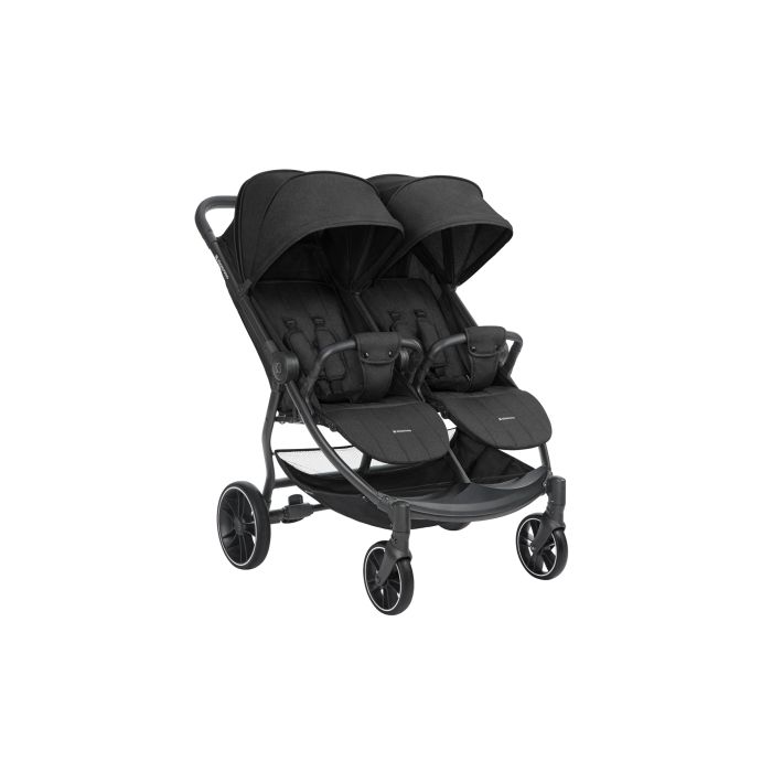 Carrito gemelar Kikkaboo Happy 2 Negro 2024