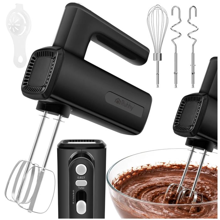 Batidora de mano Ruhhy 800 W con accesorios incluidos