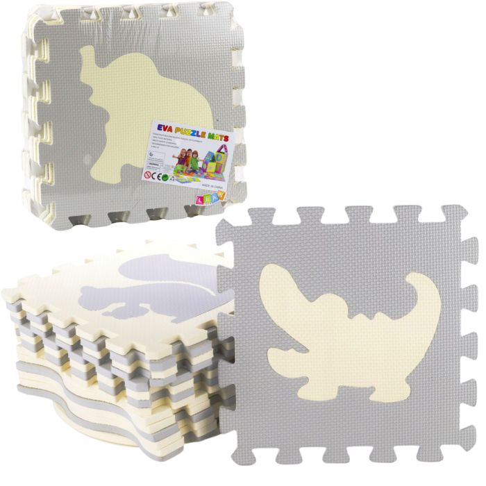 Alfombra Puzzle Educativa de Animales de Espuma EVA 9 piezas
