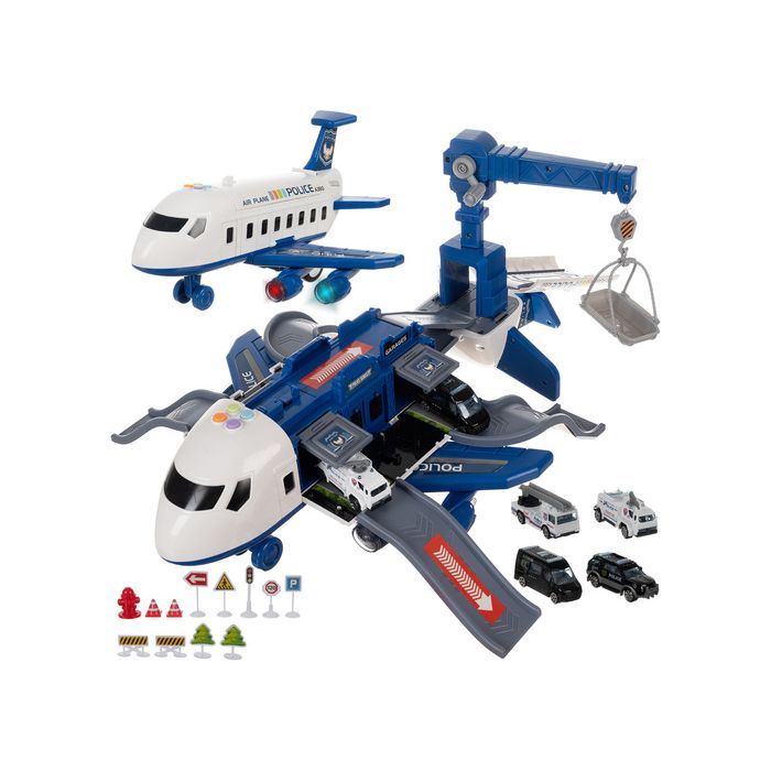 Avión de Policía Plegable Iso trade - Parque Interactivo 26680