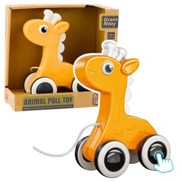 Juguete Tirador Jirafa Amarilla con Squeaker