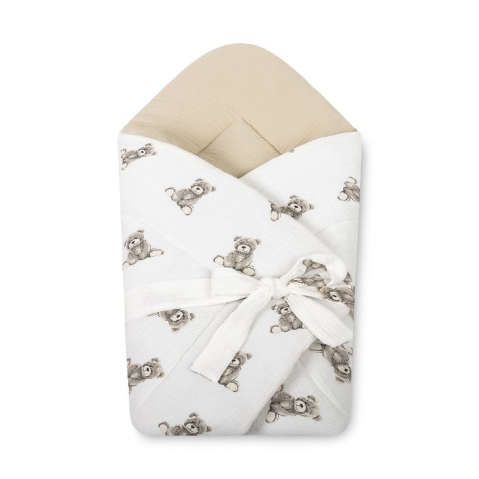 Arrullo muselina Teddy Beige 75x75 cm Sensillo
