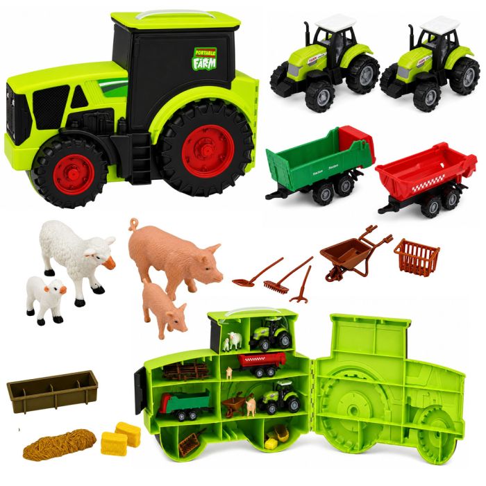 Set de Granja con Tractor y accesorios de Lean toys