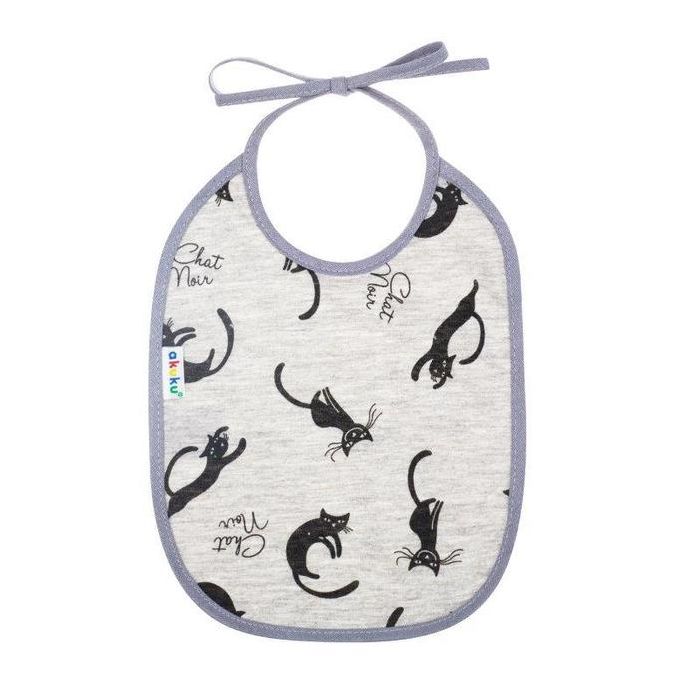 Babero de Algodón Akuku con Diseño de Gatos