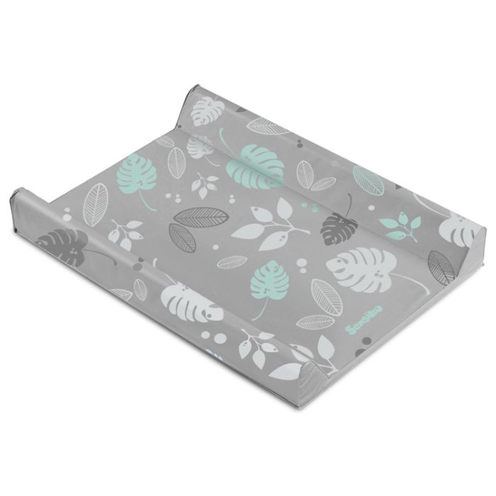Cambiador Suave Floral Gris Sensillo - Comodidad para Bebés