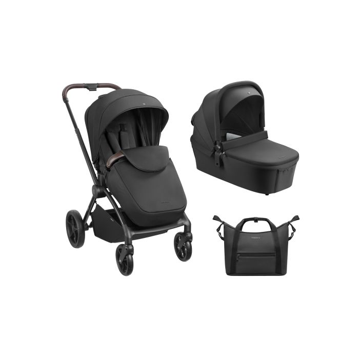 Carrito de bebé 2en1 Kikkaboo Kara Negro 2025