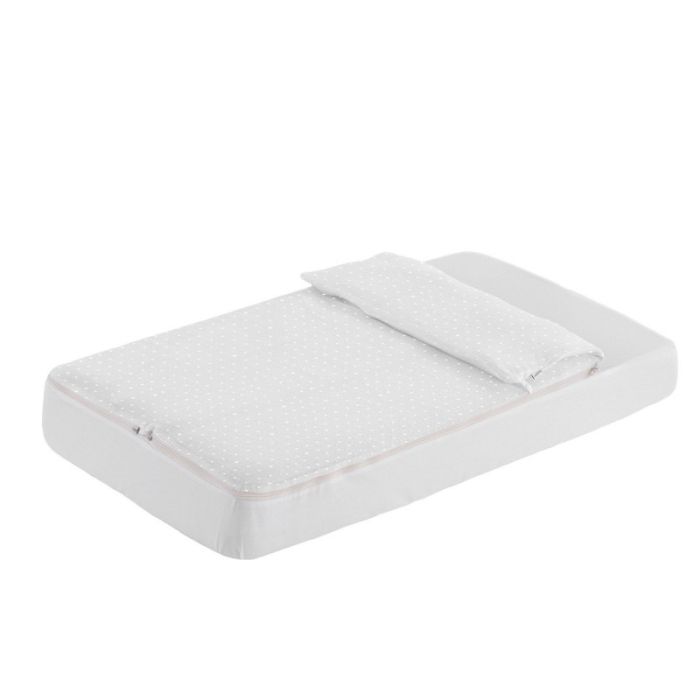 Saco de cuna Invierno/Verano Unic Cambrass crudo blanco, vista frontal