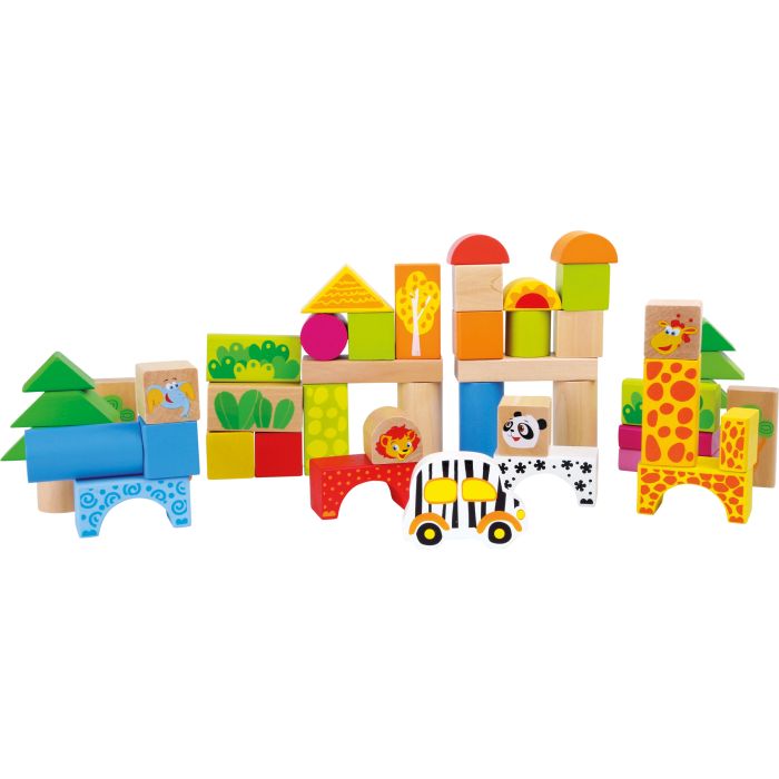 Juego de construcción Zoo - 50 piezas