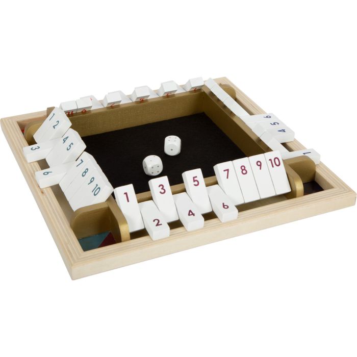Juego de dados Shut the Box 