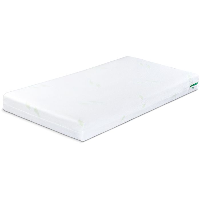 Colchón para Cuna de 70 x 140 cm Memory Aloe Vera , grosor 12 cm