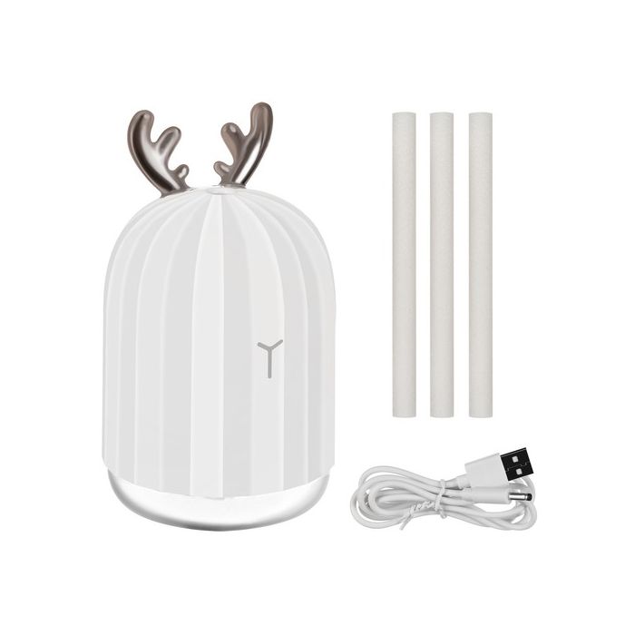 Mini humidificador de aire con difusor de aroma , 220 ml con Usb
