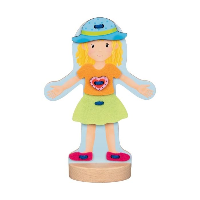 Muñeca de madera para Vestir , Goki - imagen 2