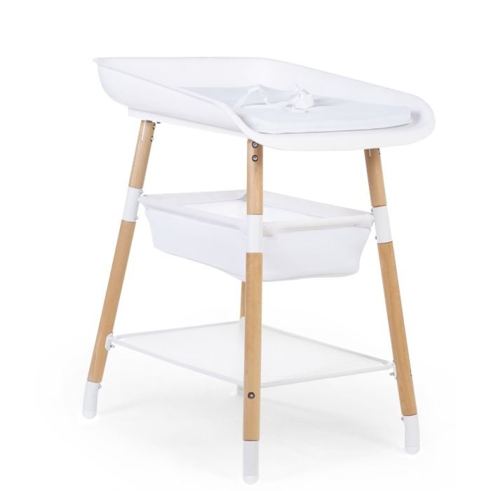 Mueble cambiador Evolux color blanco y natural Childhome