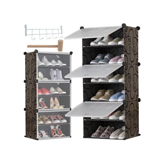 Zapatero modular de 6 niveles 