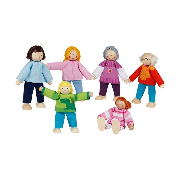 Muñecos flexibles familia moderna - imagen 2