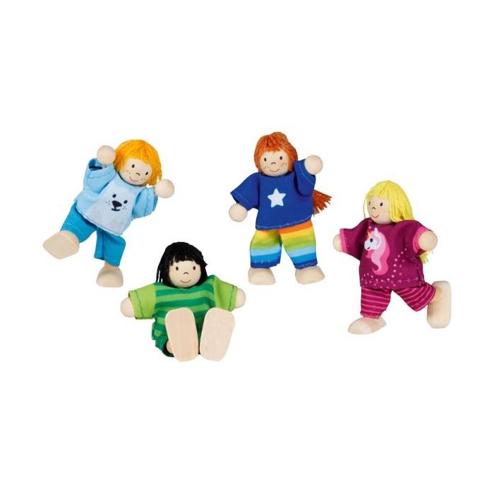 Muñecos flexibles pandilla de niños y niñas - imagen 2