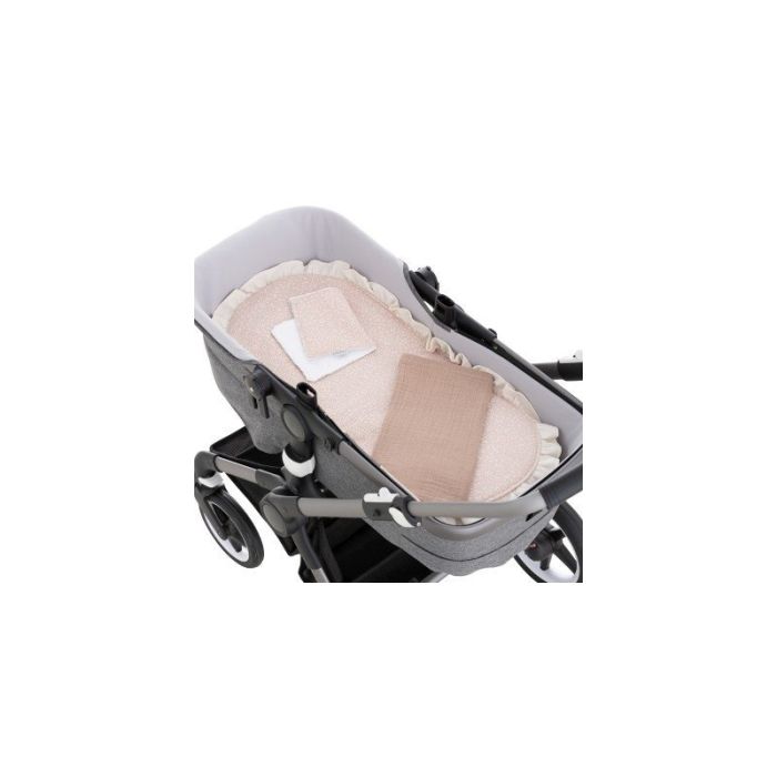 Pack Colcha Capazo Rosa Cambrass - Confort y Estilo para Bebés - imagen 2