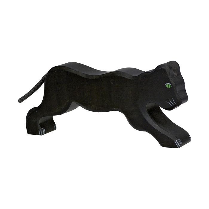 Figura de madera Pantera Negra Holztiger - imagen 2