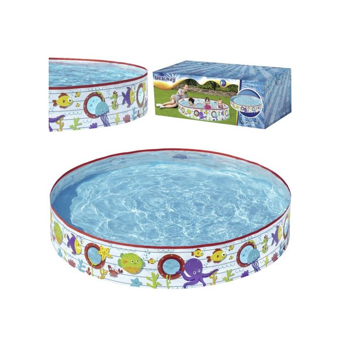 Piscina infantil 152 x 25 cm Mundo Submarino Bestway  - imagen 2