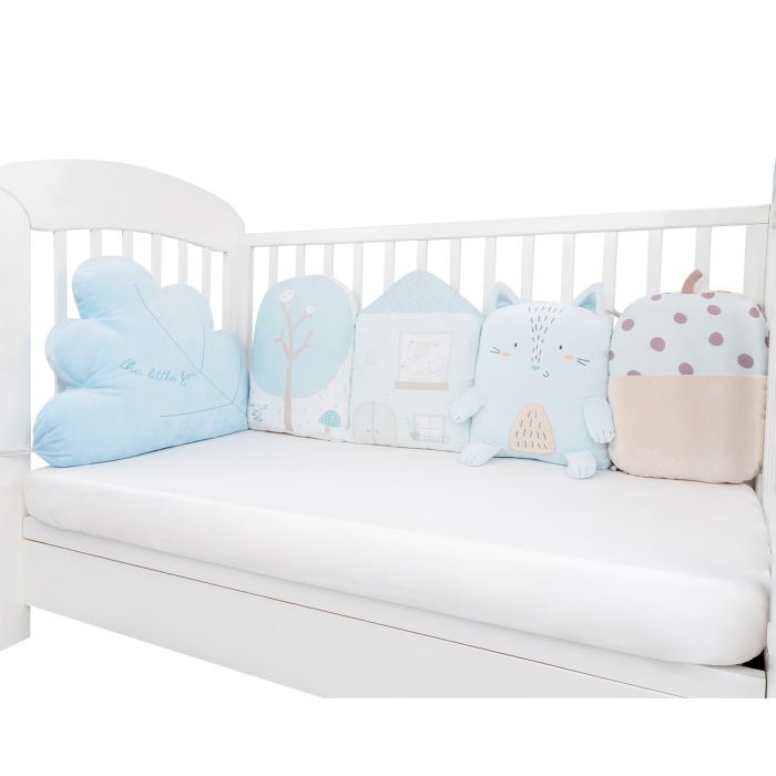 Juego de almohadas de peluche para cuna Little Fox