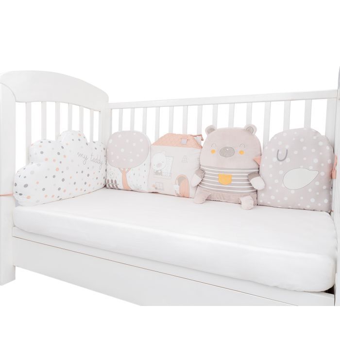 Juego de almohadas de peluche para cuna My Teddy