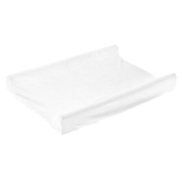 Funda con banda Elástica para cambiador de Bebé  color blanco