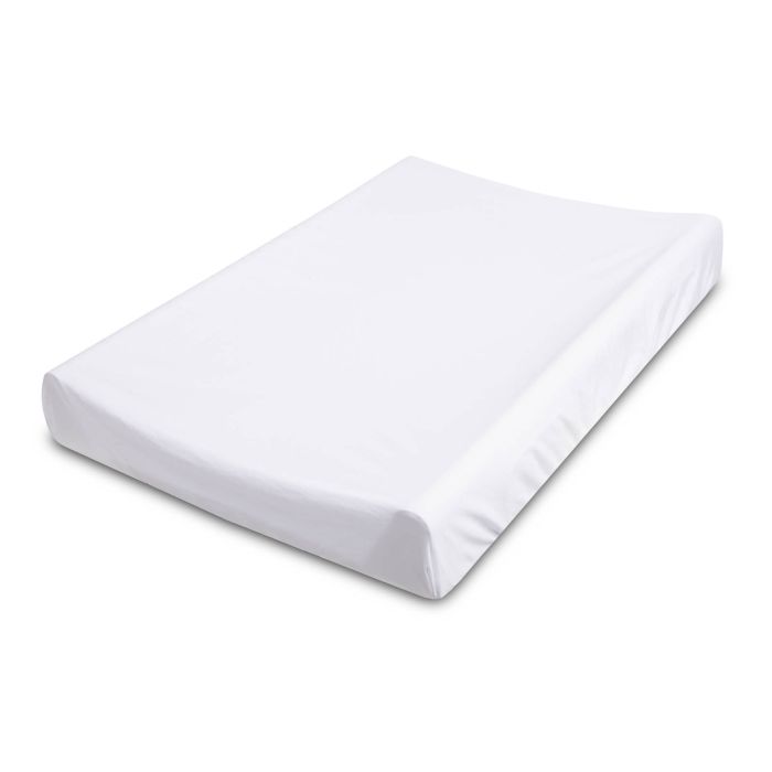 Funda con banda Elástica para cambiador de Bebé  , Tejido Jersey color blanco