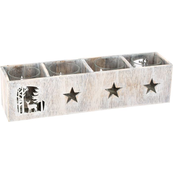 Portavelas Shabby Chic
