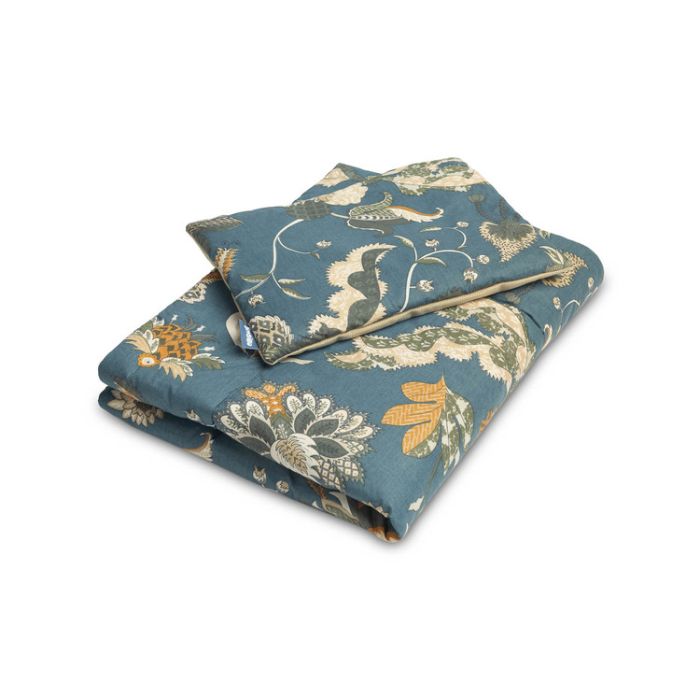 Juego de Cuna de terciopelo Edredón + Almohada Marruecos Beige