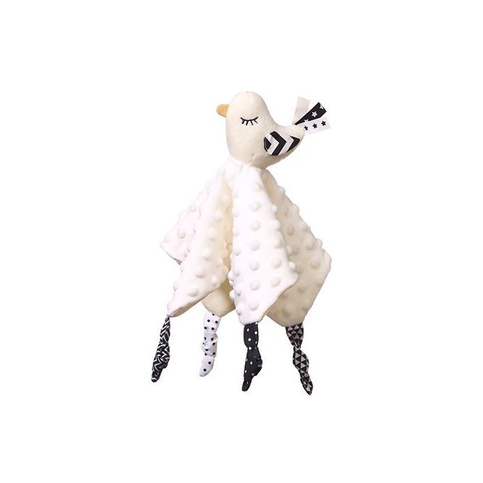 Peluche Manta Little Birdie - Estimulación Sensorial y Suavidad para Bebés