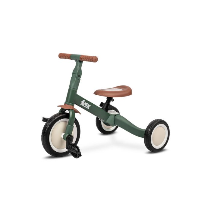 Bicicleta Infantil 4 en 1 FOX – Correpasillos, Bicicleta de Equilibrio y Pedales Ajustables-Verde - imagen 2
