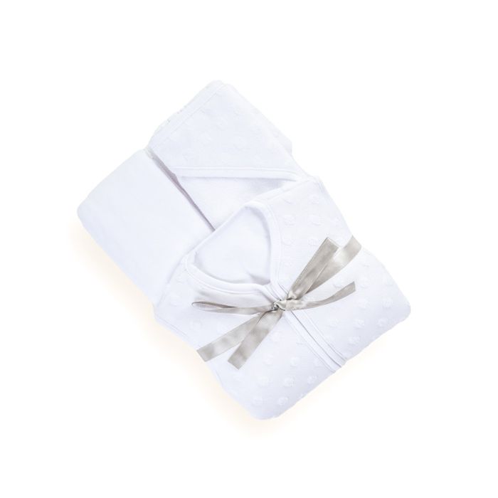 Paquete accesorios para el Baño y Sueño para Bebés , Clair de Lune color blanco
