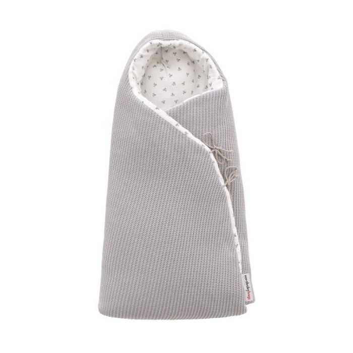 Saco Capazo Cruzado Reversible Sensitive Gris de Norababybags