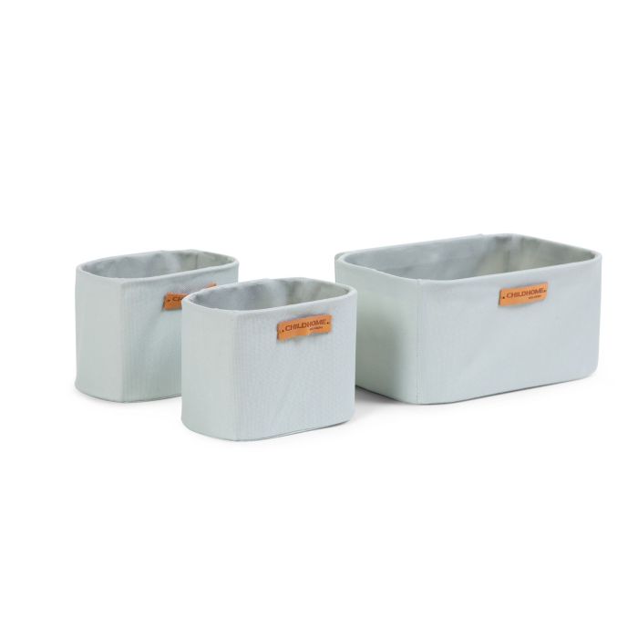 Set de 3 cestas Colgantes , Compatibles con todo el Mobiliario Evolux de Childhome