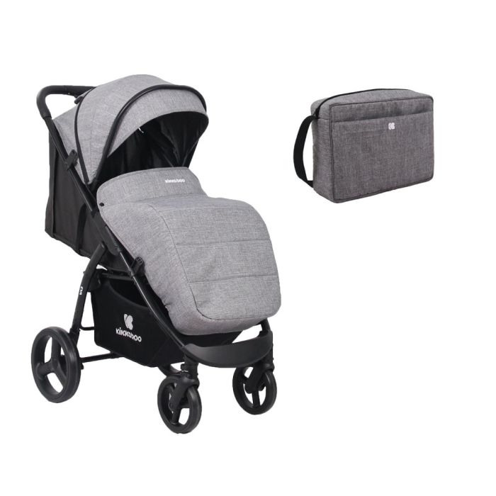 Silla de paseo Ligera Eva en color Gris, Kikkaboo
