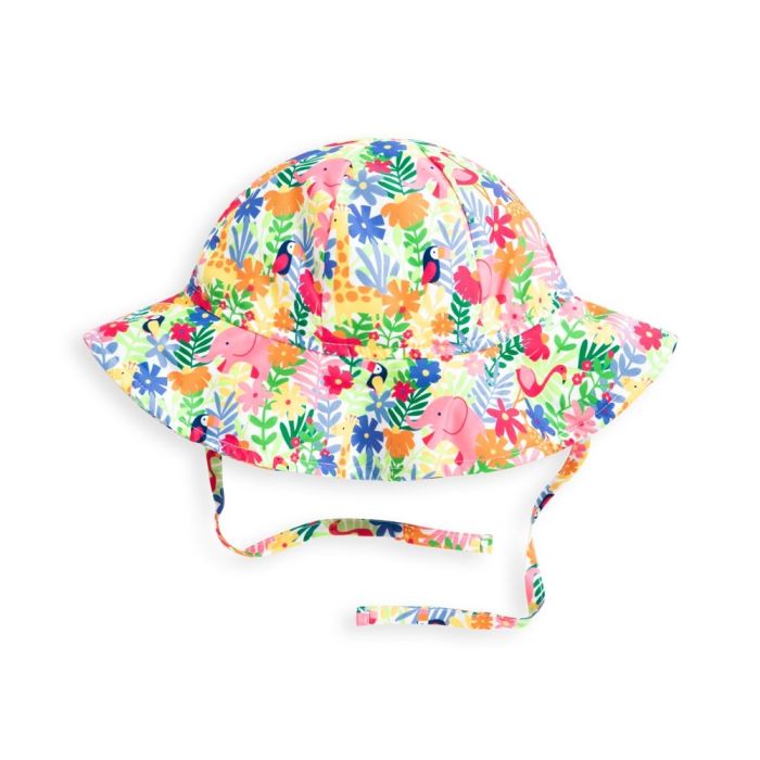 Sombrero de protección solar para bebé y niña, ideal para proteger del sol en días calurosos.