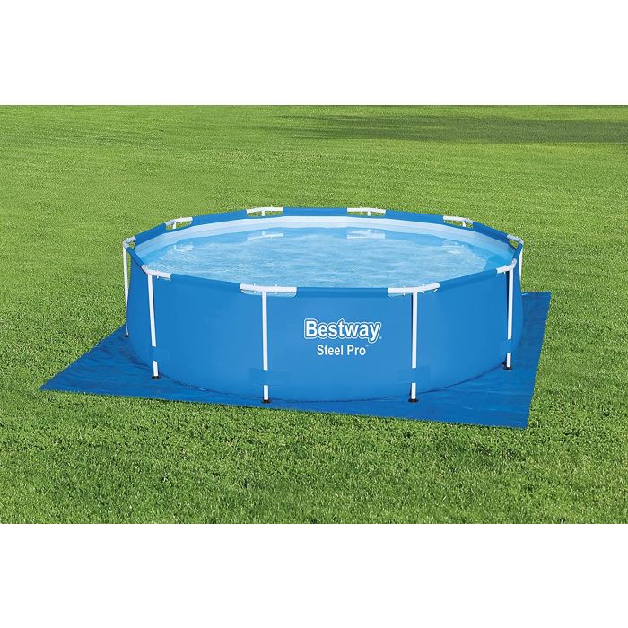 Tapiz de Suelo para Piscina 335x335 cm de PVC Resistente - imagen 2