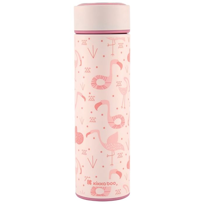 Termo flamencos rosa , 500 ml , Kikkaboo