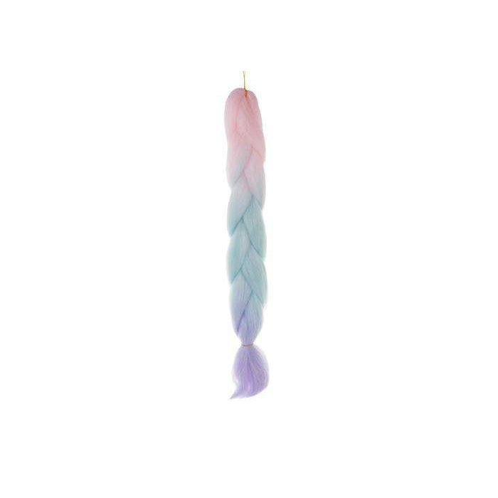 Trenza rosa de Pelo sintético - imagen 2