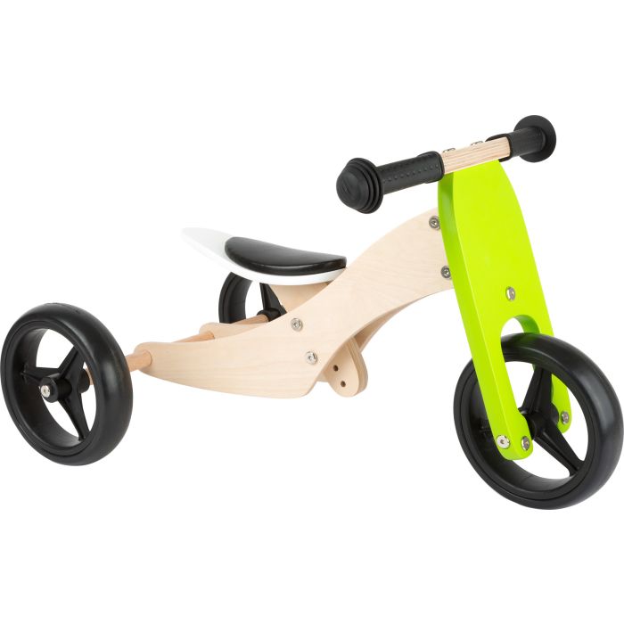Triciclo de Madera Transformable en Bici  Legler - Natural