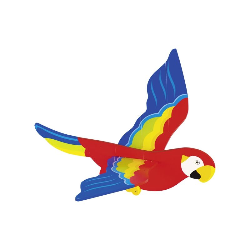 Animal móvil de loro para bebé de madera, de Goki