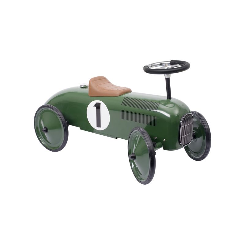 Correpasillos coche retro verde, de Goki