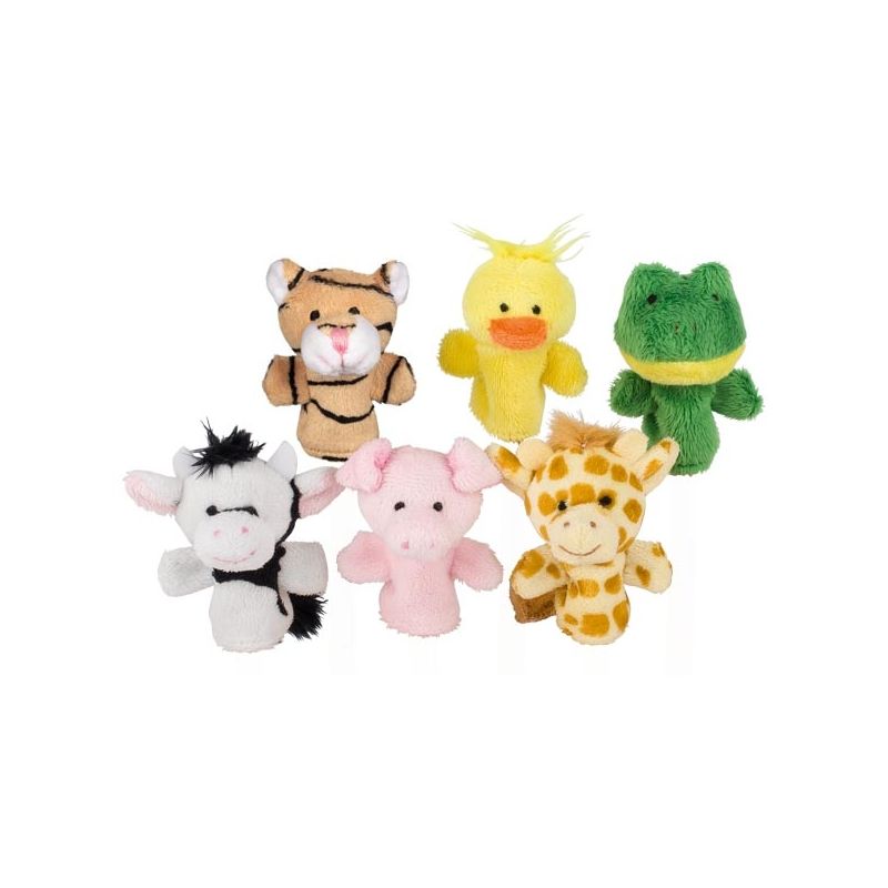 Set de 6 marionetas de dedo de animales, de Goki
