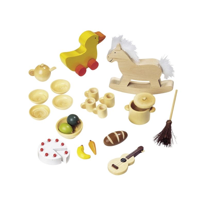 Accesorios variados para casa de muñecas, de Goki