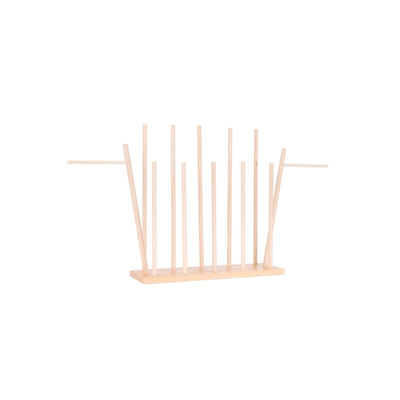 Soporte grande para marionetas de mano de madera, de Goki