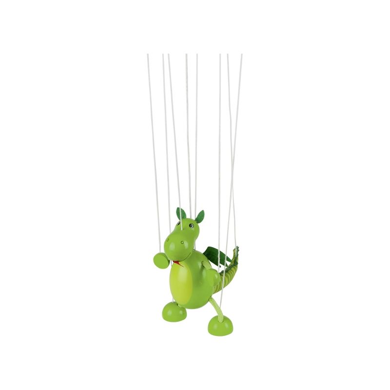 Marioneta de hilos de dinosaurio de madera, de Goki