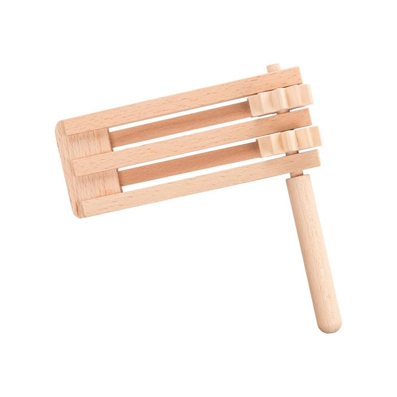 Carraca de madera doble, de Goki