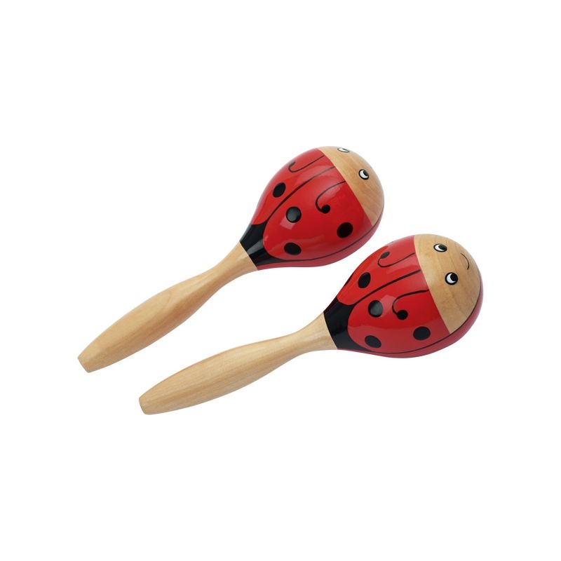 Par de maracas de mariquita, de Goki