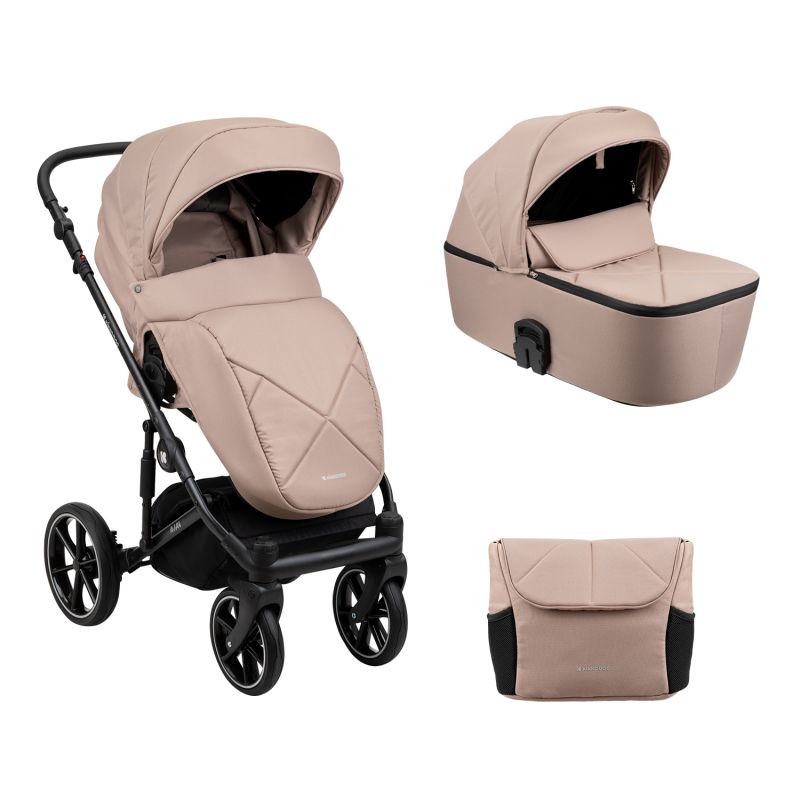 Carrito de bebé 2en1 capazo rígido Amani - Kikka boo