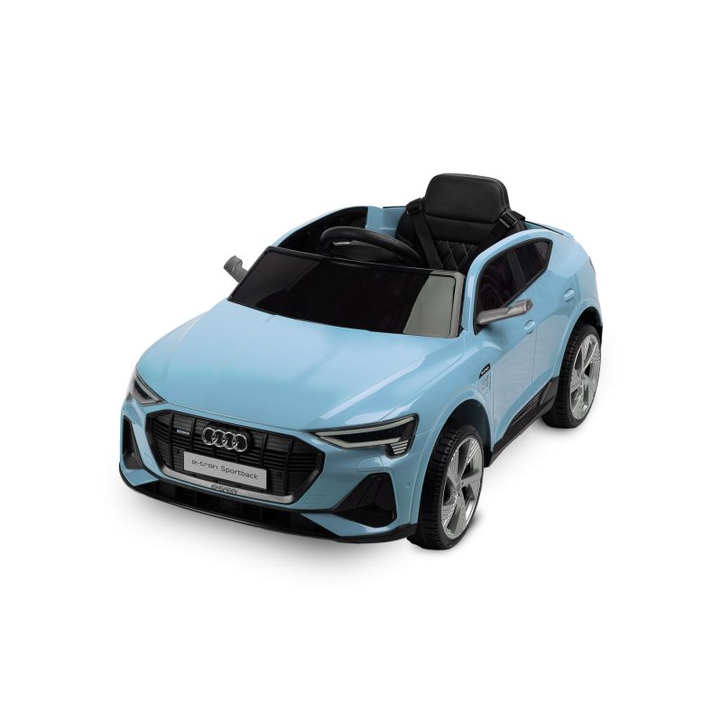 Vehículo eléctrico para Niños Audia E-tron Sportback Blanco-Azul Claro